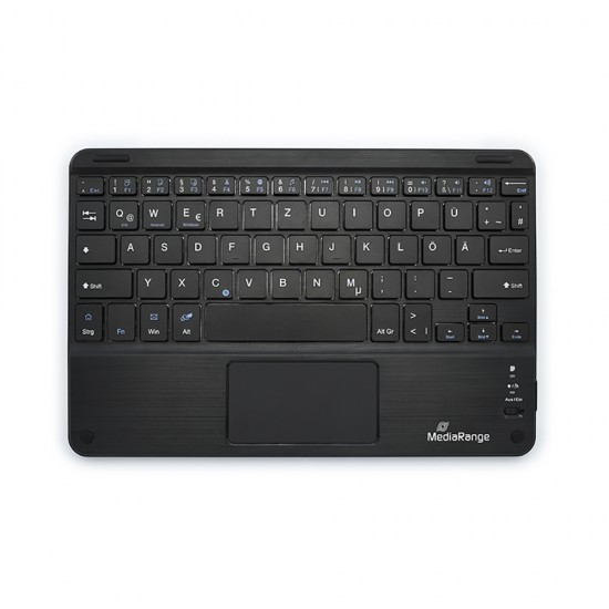 MediaRange Compact-sized Bluetooth Keyboard with 78 ultraflat keys and touchpad (Black) (MROS130-GR) Πληκτρολόγια