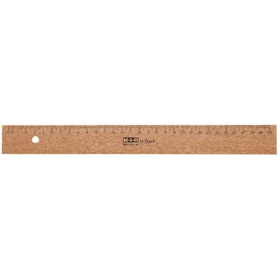 Χάρακας ξύλινος M+R 20cm Χάρακες