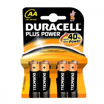 Μπαταρίες AA Duracell Plus (4τεμ.)