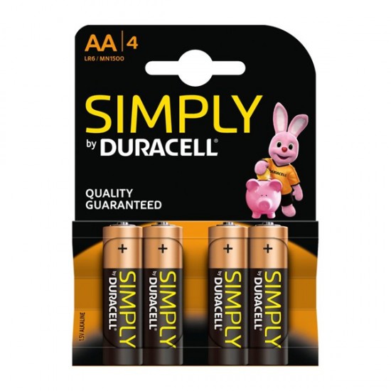 Μπαταρίες AA Duracell simply (4τεμ.) Μπαταρίες