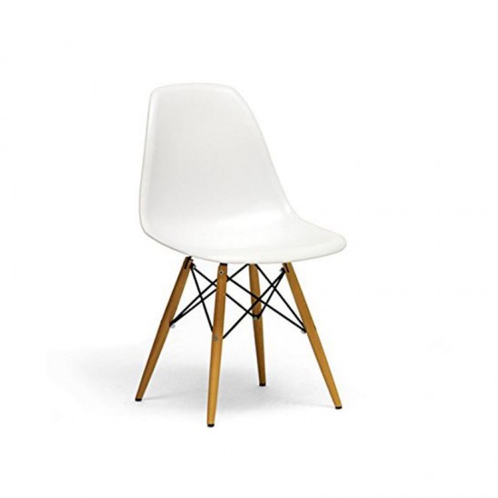 Καρέκλα Oslo λευκή πλαστική Καρέκλες γραφείου