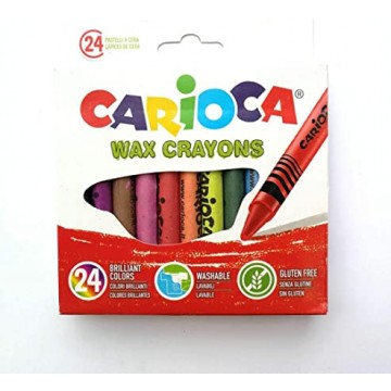 Κηρομπογιές Carioca 24 χρωμάτων