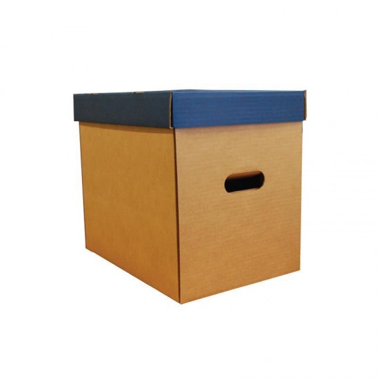 Κουτί εντύπων Α4 μπλέ καπάκι Κουτιά Αποθήκευσης