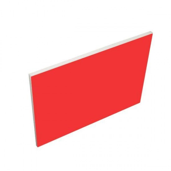 Μακετόχαρτο κόκκινο 50X70 (5mm) Χαρτόνια μακέτας