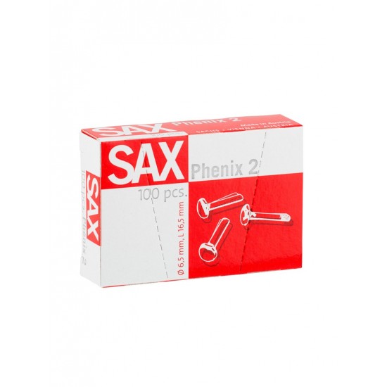 Διπλόκαρφα SAX 16.5mm No 2 100τεμ. Συνδετήρες - Κλιπς - Πιάστρες - Διπλόκαρφα