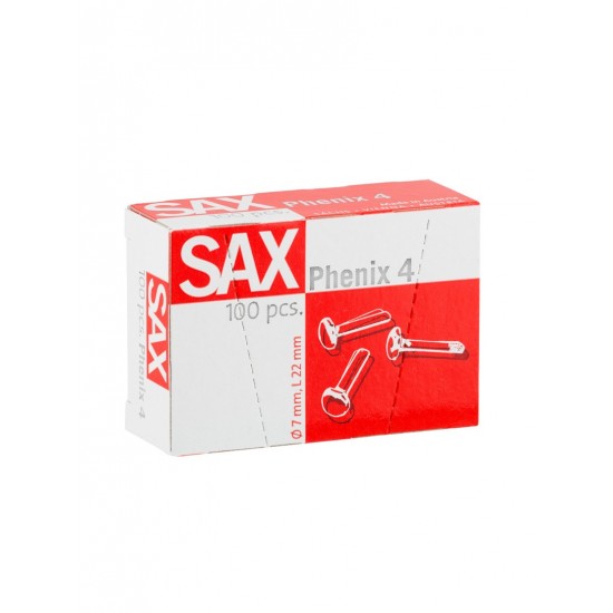 Διπλόκαρφα SAX 22mm No 4 100τεμ. Συνδετήρες - Κλιπς - Πιάστρες - Διπλόκαρφα