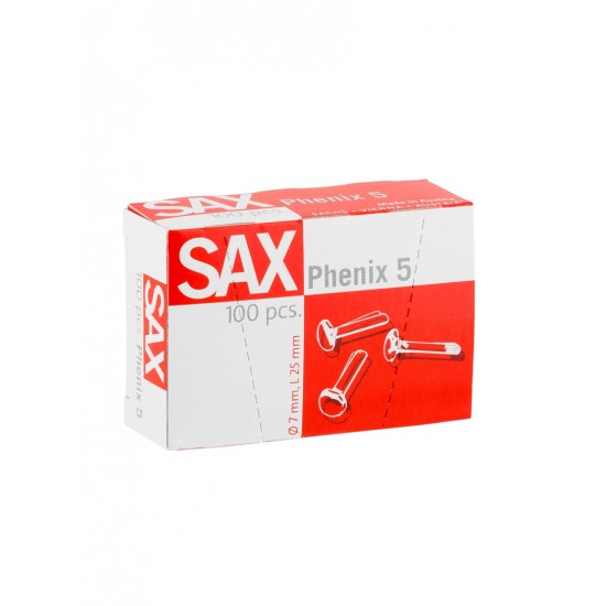 Διπλόκαρφα SAX 25mm No 5 100τεμ. Συνδετήρες - Κλιπς - Πιάστρες - Διπλόκαρφα