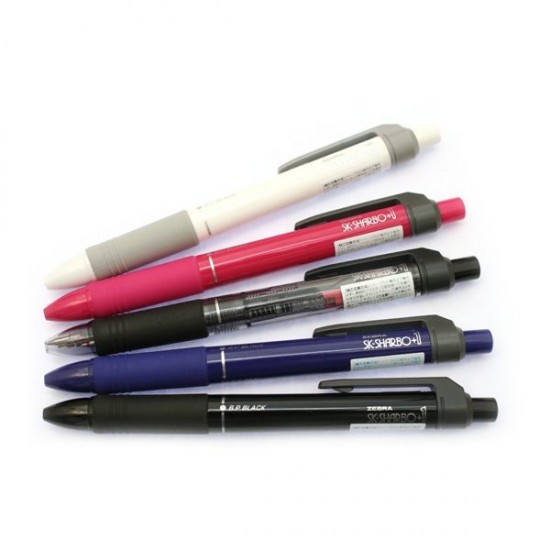 Στυλό 3 χρωμάτων & μηχ/κό μολύβι Zebra Sharbo  Στυλό πολλών χρωμάτων