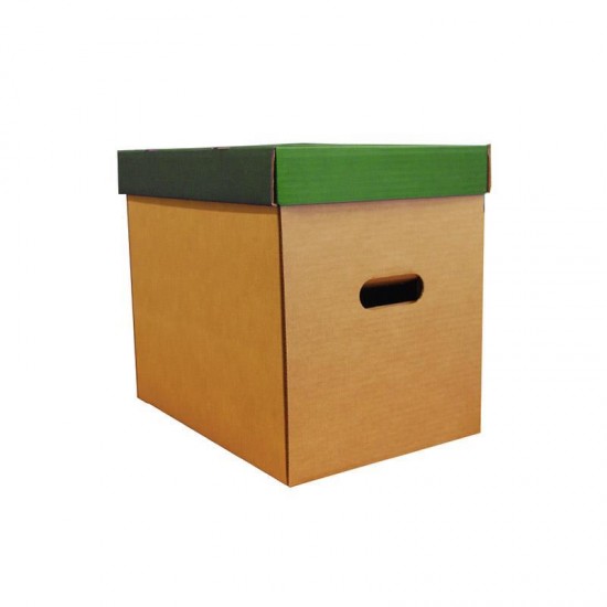 Κουτί εντύπων Α4 πράσινο καπάκι Κουτιά Αποθήκευσης
