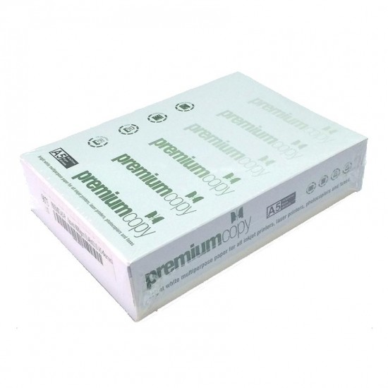 Χαρτιά Επτύπωσης - Χαρτί A5 Premium 80gr λευκό Φωτοαντιγραφικά χαρτιά