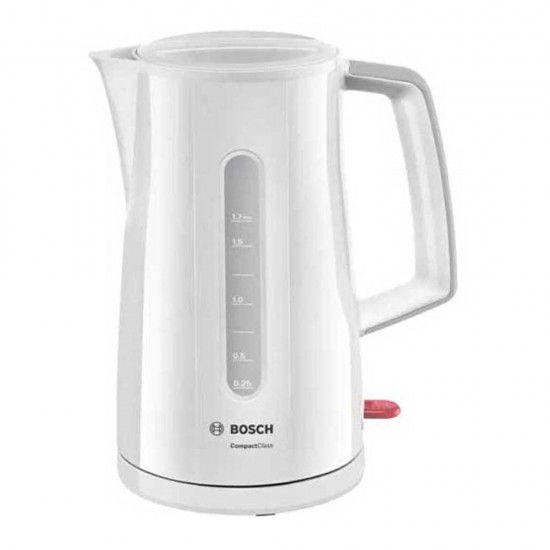 Bosch Βραστήρας 2400W 1.7lt Λευκό (TWK3A011) Συσκευές Κουζίνας