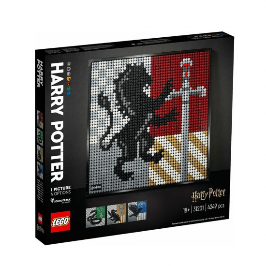 Lego Harry Potter: Hogwarts Crests Poster (31201) (LGO31201) Lego