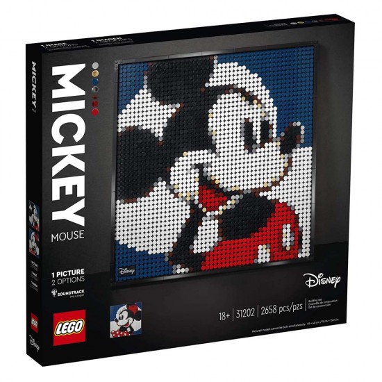 Lego Art: Disney Mickey Mouse Poster (31202) (LGO31202) Lego