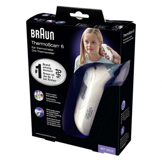 Braun ThermoScan 6 Contact thermometer White Ear Buttons (IRT6515) Βρεφικά Προϊόντα