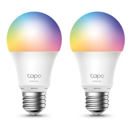 Smart Wi-Fi Light Bulb TP-Link Tapo L530E E27 8.7W Dimable Multicolor (TAPO L530E(2-PACK)) (TPL530E(2-PACK)) Smart Φωτισμός