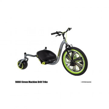Huffy Green Machine Drift Trike Black,Lime Bike  (98861) (HUF98861)