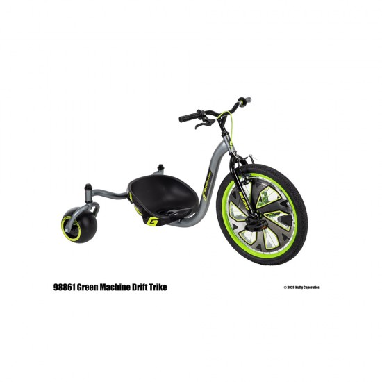 Huffy Green Machine Drift Trike Black,Lime Bike  (98861) (HUF98861) Ποδήλατα