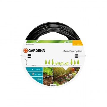 Gardena Σταλακτηφόρος Σωλήνας 4.6mm. 15m Με Σταλάκτες (01362-20) (GRD01362-20)