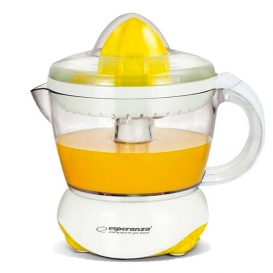 Στίφτης Εσπεριδοειδών 25 W Χρώματος Κίτρινο Esperanza Clementine EKJ001Y Συσκευές Κουζίνας
