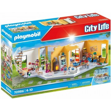Playmobil City Life Επιπλωμένη Επέκταση Ορόφου για το Μοντέρνο Σπίτι για 4-10 ετών (70986)