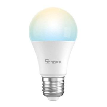 Sonoff Smart Λάμπα LED για Ντουί E27 και Σχήμα A60 Ρυθμιζόμενο Λευκό 806lm Dimmable (B02-BL-A60) (SONB02BLA60)
