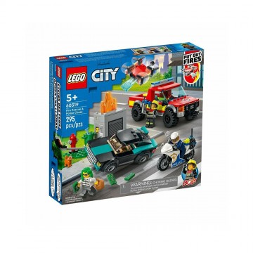 Lego City: Fire Rescue Police Chase για 5+ ετών (60319) (LGO60319)