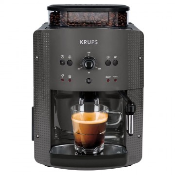 Krups Αυτόματη Μηχανή Espresso 1450W Πίεσης 15bar με Ενσωματωμένο Μύλος Άλεσης Black (EA810B) (KRUEA810B)
