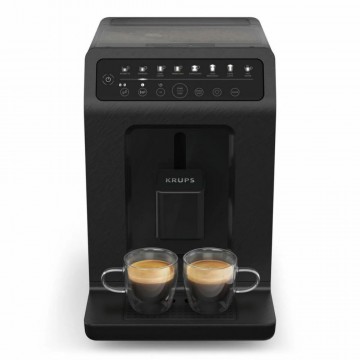 Krups Evidence Eco-Design Αυτόματη Μηχανή Espresso 1450W Πίεσης 15bar με Μύλο Άλεσης Μαύρη (EA897B) (KRUEA897B)