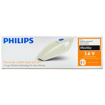 Philips Επαναφορτιζόμενο Σκουπάκι Χειρός 3.6V Λευκό (FC6150/01) (PHIFC6150.01)