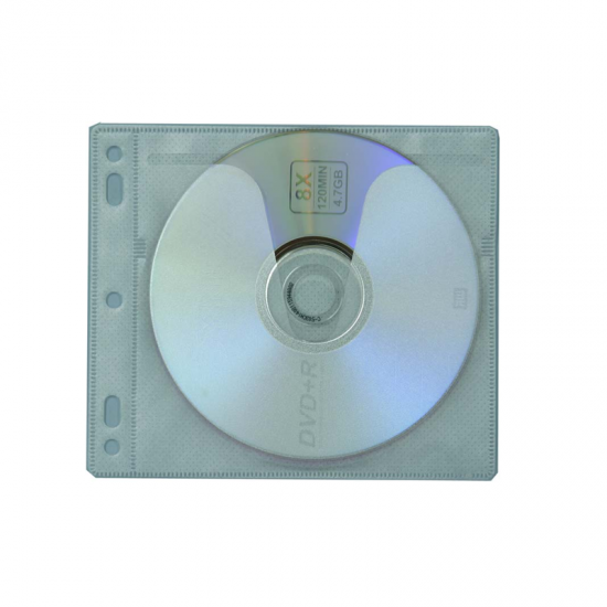 Θήκη CD ζελατίνα με τρύπες για ντοσιέ Θήκες CD/DVD
