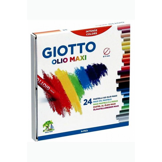 Λαδοπαστέλ Giotto Olio Maxi 24 χρωμάτων Λαδοπαστέλ - Κηρομπογιές